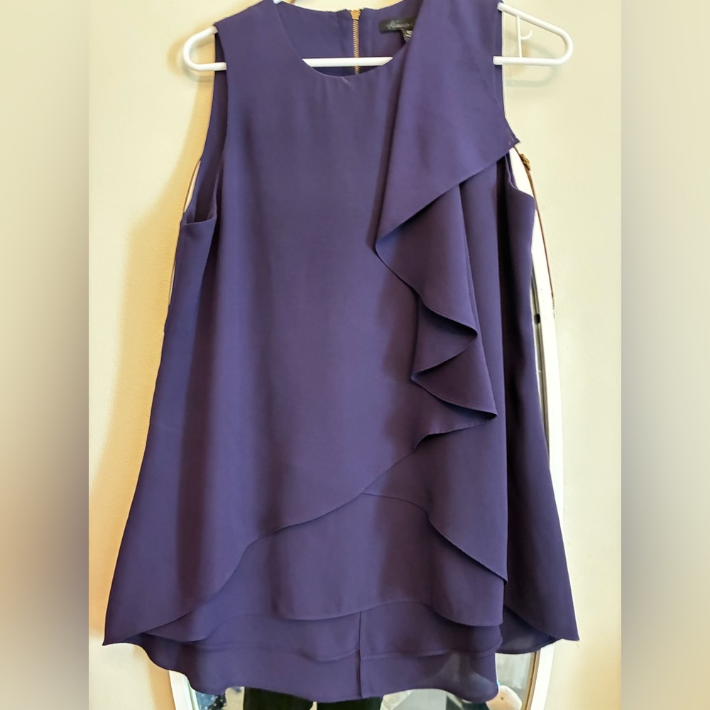Kenneth Cole Deep Purple Blouse